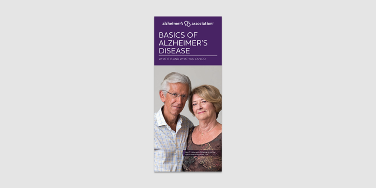 image preview of basics of alzheimers disease brochure