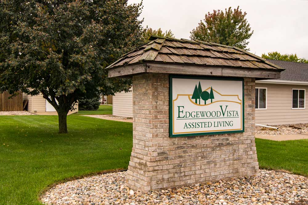 Edgewood Vista Assisted Living sign