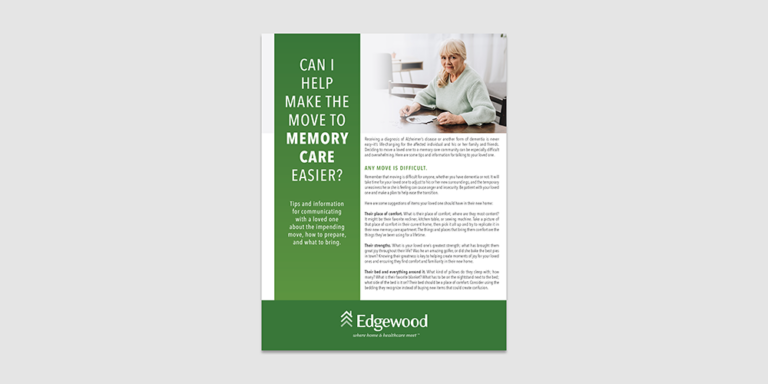 image preview of the make the move to memory care easier document